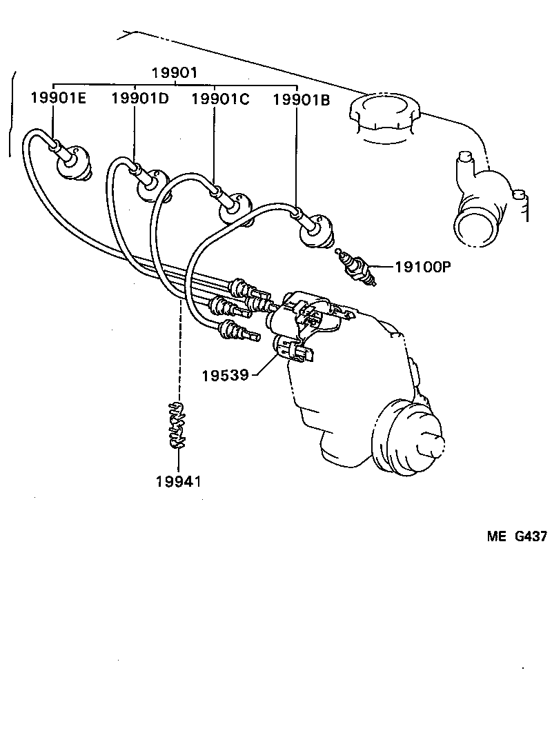 90919-13253 CORD, COIL RESISTIVE product image