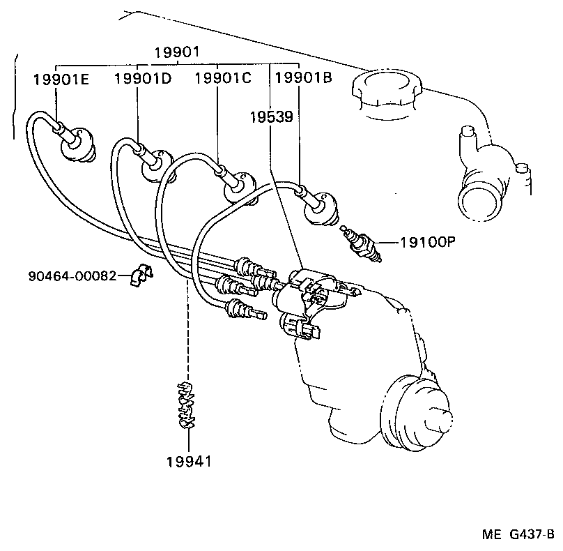 90179-04030 NUT, CONNECTING(FOR GLOW PLUG) product image