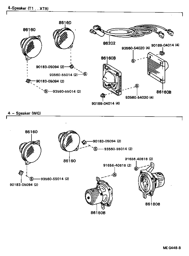 86150-89101 SPEAKER ASSY, REAR product image