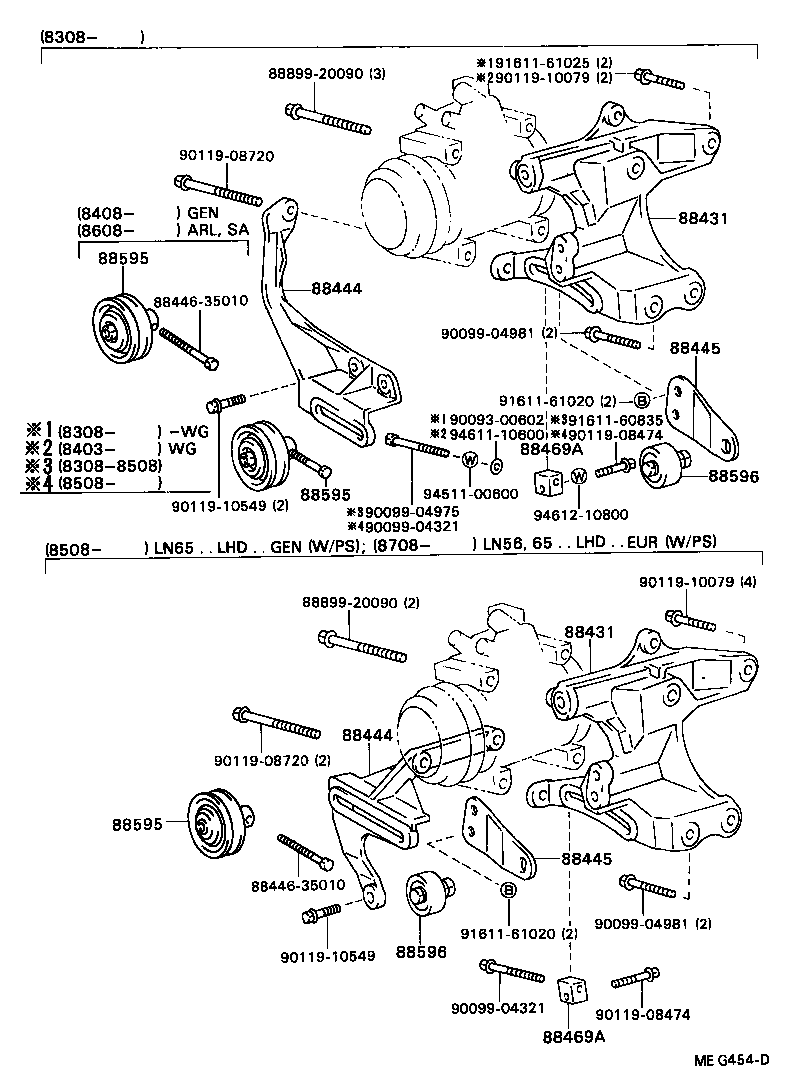 88440-35030 PULLEY, COOLER COMPRESSOR IDLE product image