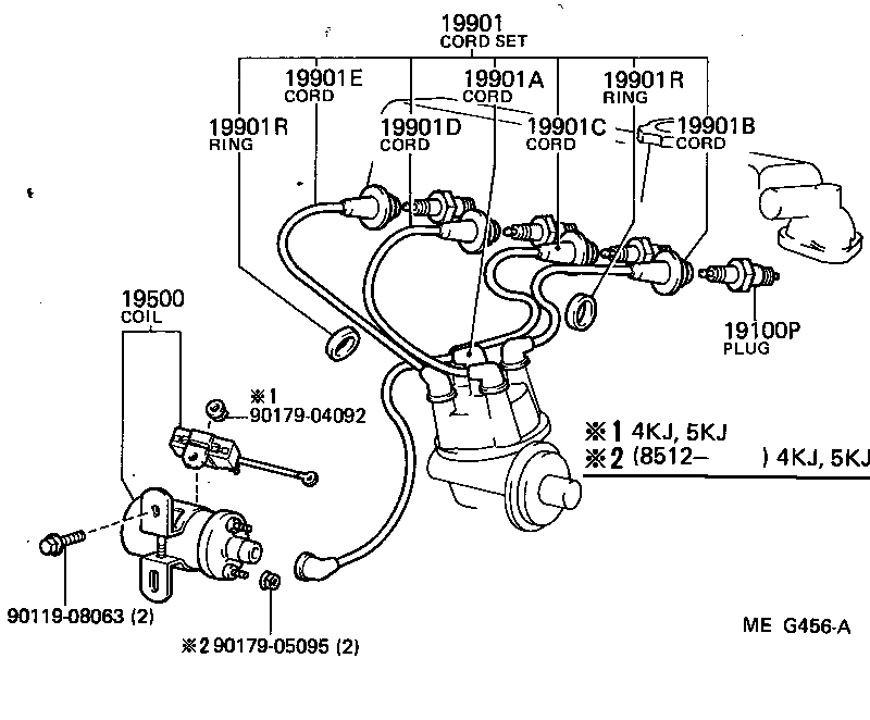 90919-02176 COIL ASSY, IGNITION product image