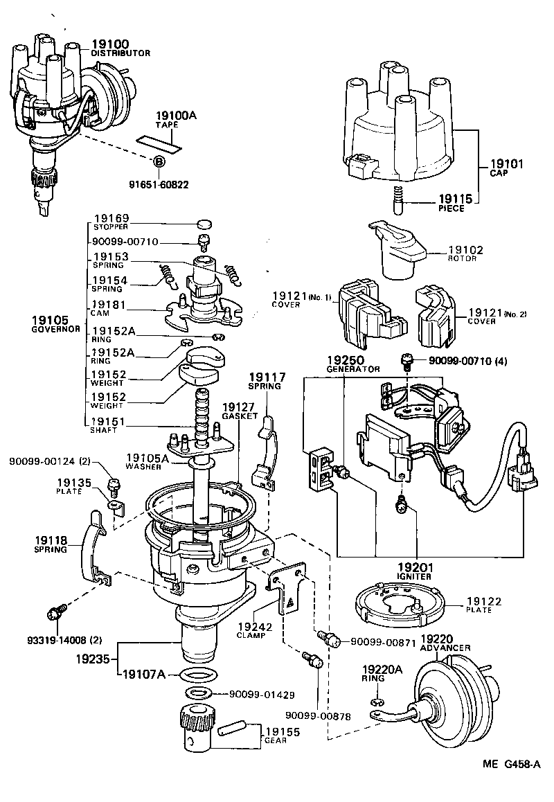 19235-13170 HOUSING, DISTRIBUTOR product image