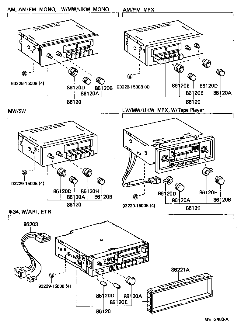 86212-12160 BRACKET, RADIO, NO.2 product image