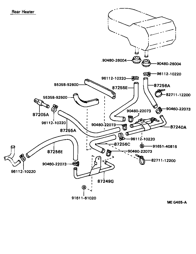 87205-95400 VALVE, INLET WATER HOSE product image