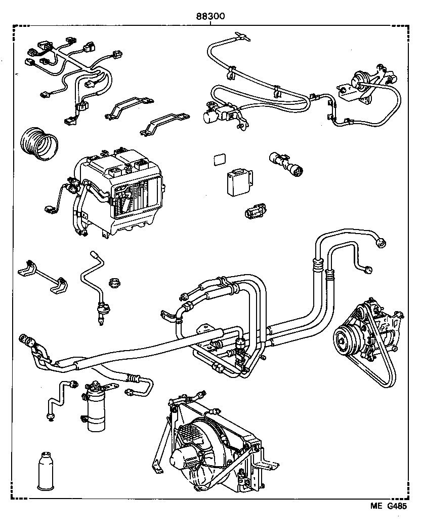 88300-95057 COOLER & ACCESSORY ASSY product image