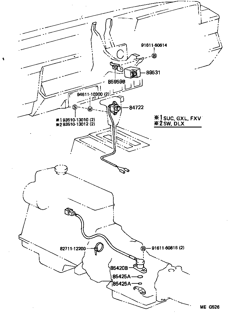 85420-27020 SOLENOID ASSY, TRANSMISSION product image