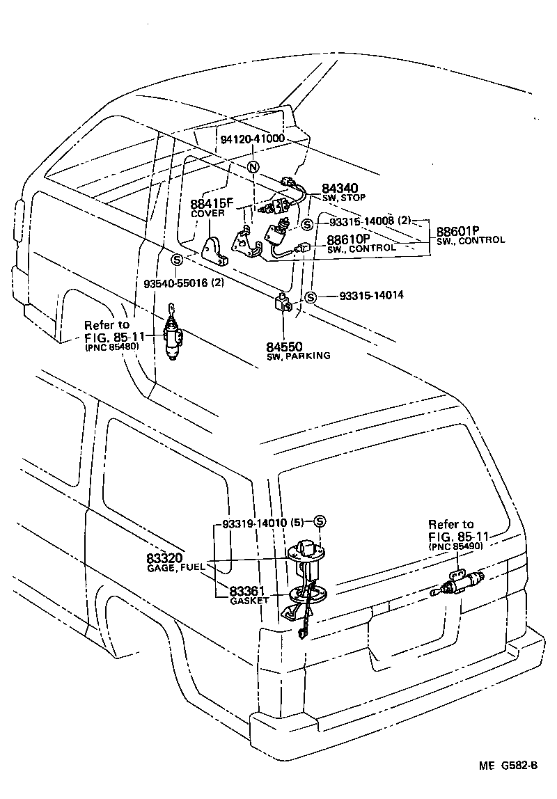 83320-80046 GAGE ASSY, FUEL SENDER product image