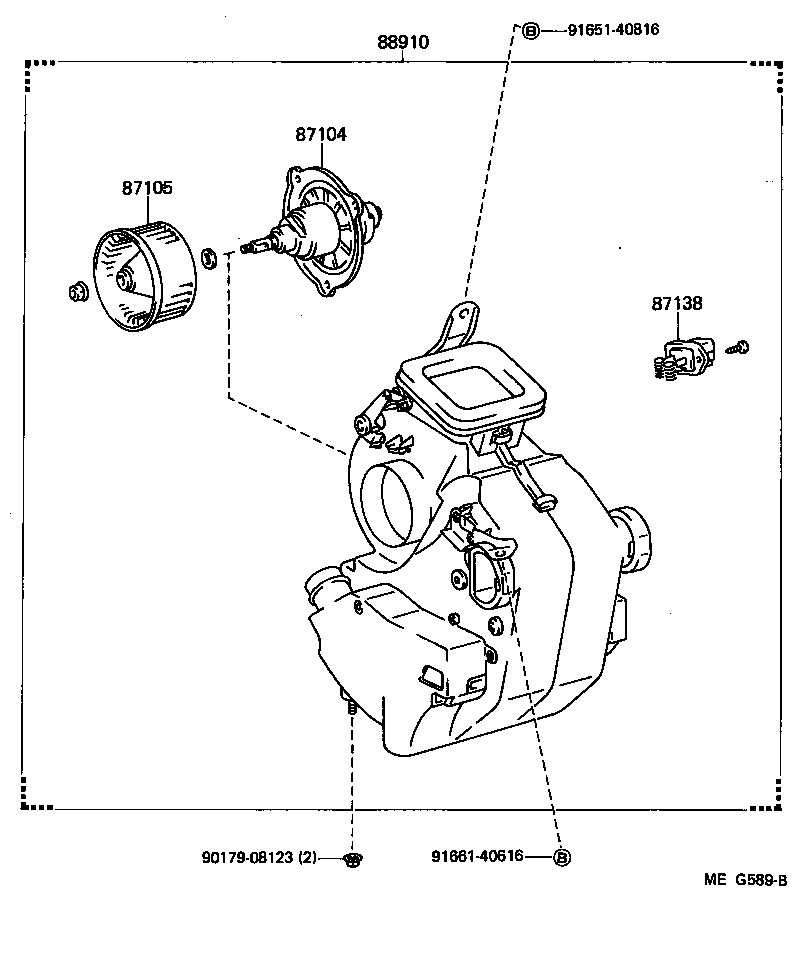 87110-95720 HEATER ASSY product image