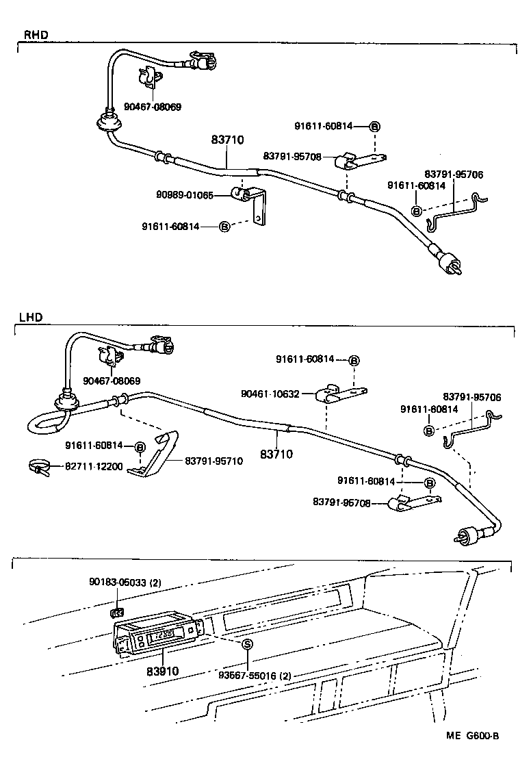 83132-95J02 CASE, COMBINATION METER product image