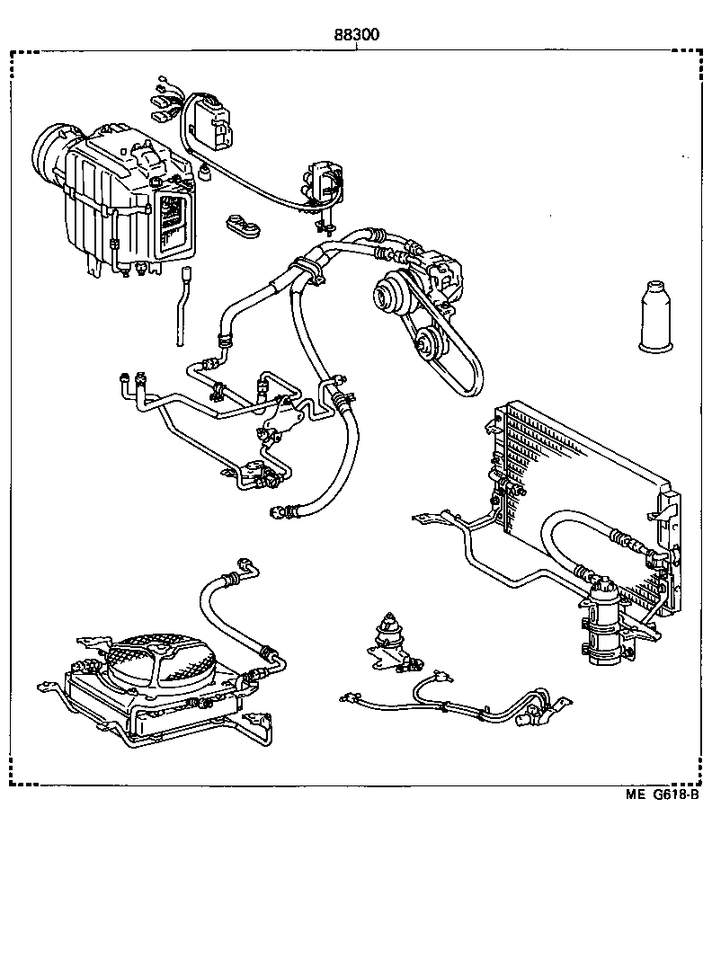 88300-95G02 COOLER & ACCESSORY ASSY product image