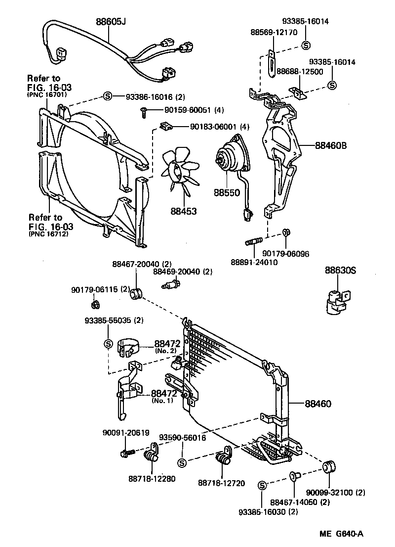 88688-12480 BRACKET, COOLER CONDENSER, NO.1 product image