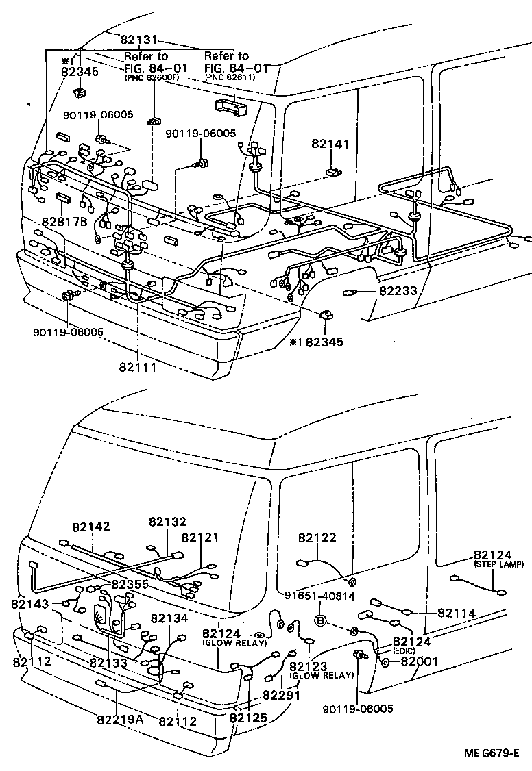 82807-90B06 PROTECTOR, WIRING HARNESS, NO.2 product image
