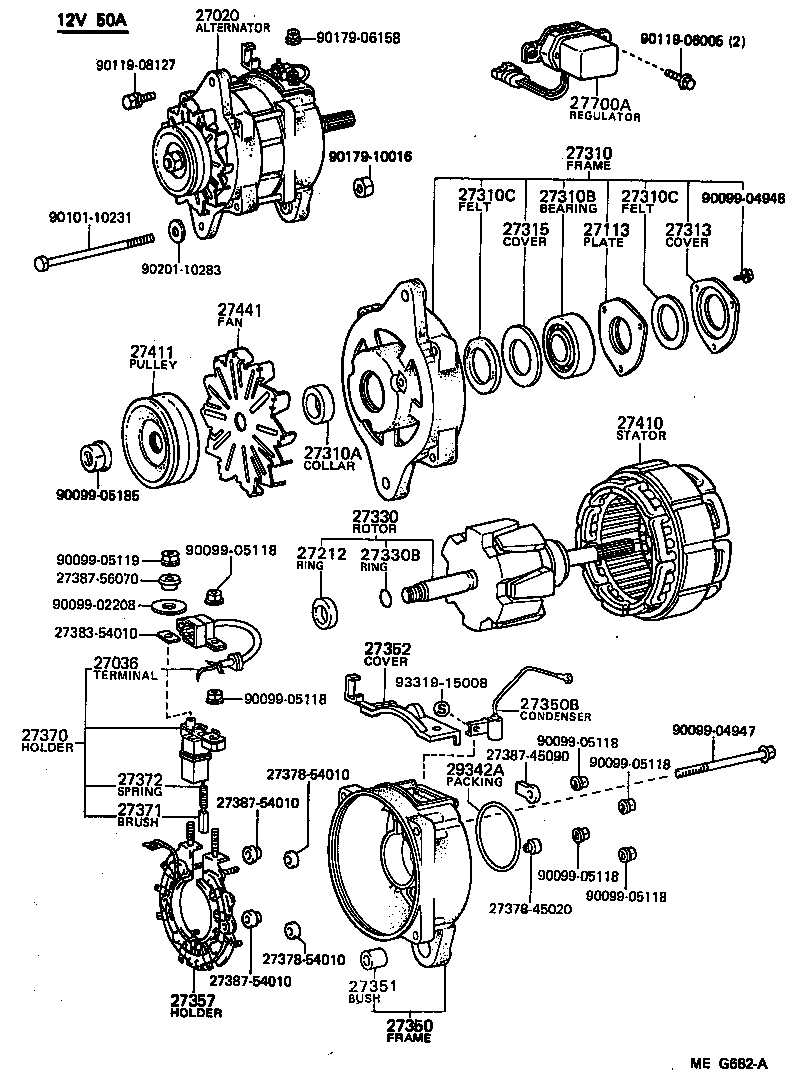 27330-56390 ROTOR ASSY, ALTERNATOR product image