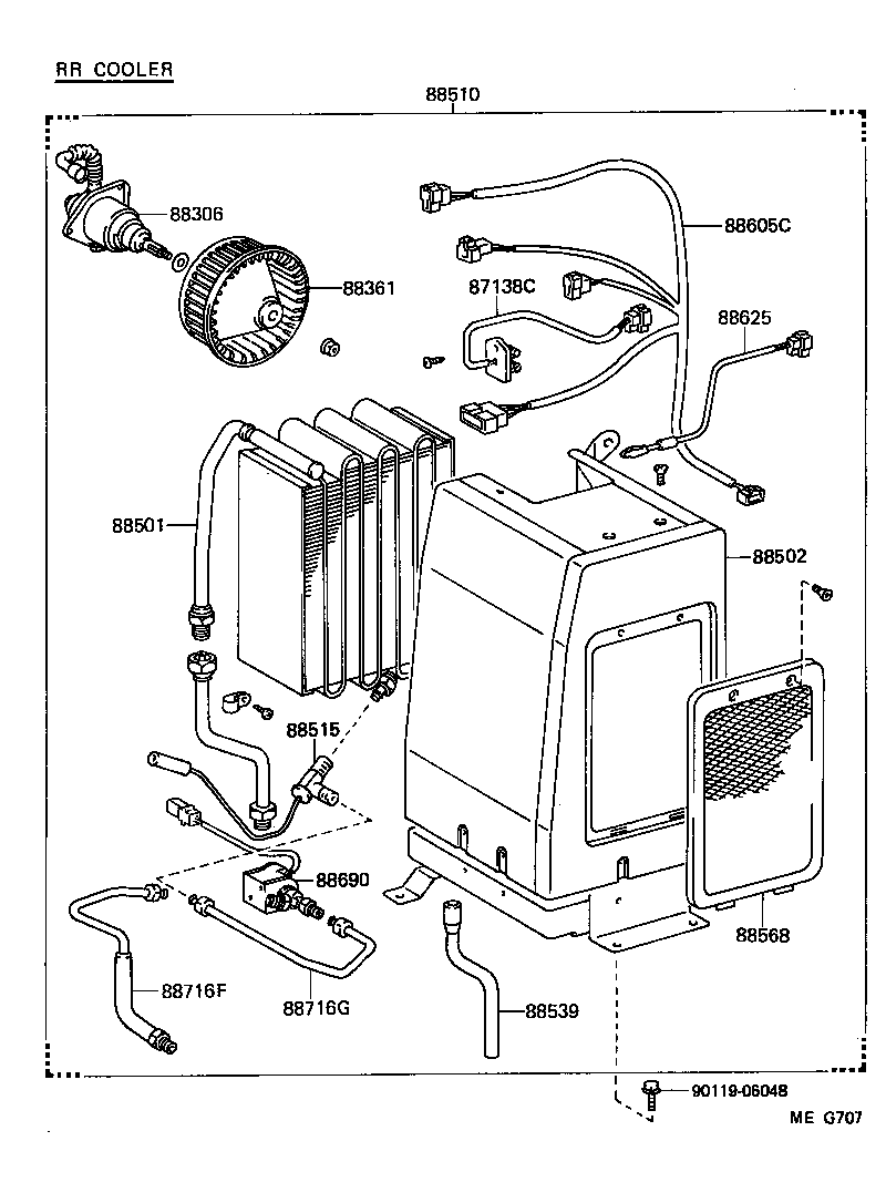 88650-90K01 AMPLIFIER ASSY, COOLER STABILIZER product image