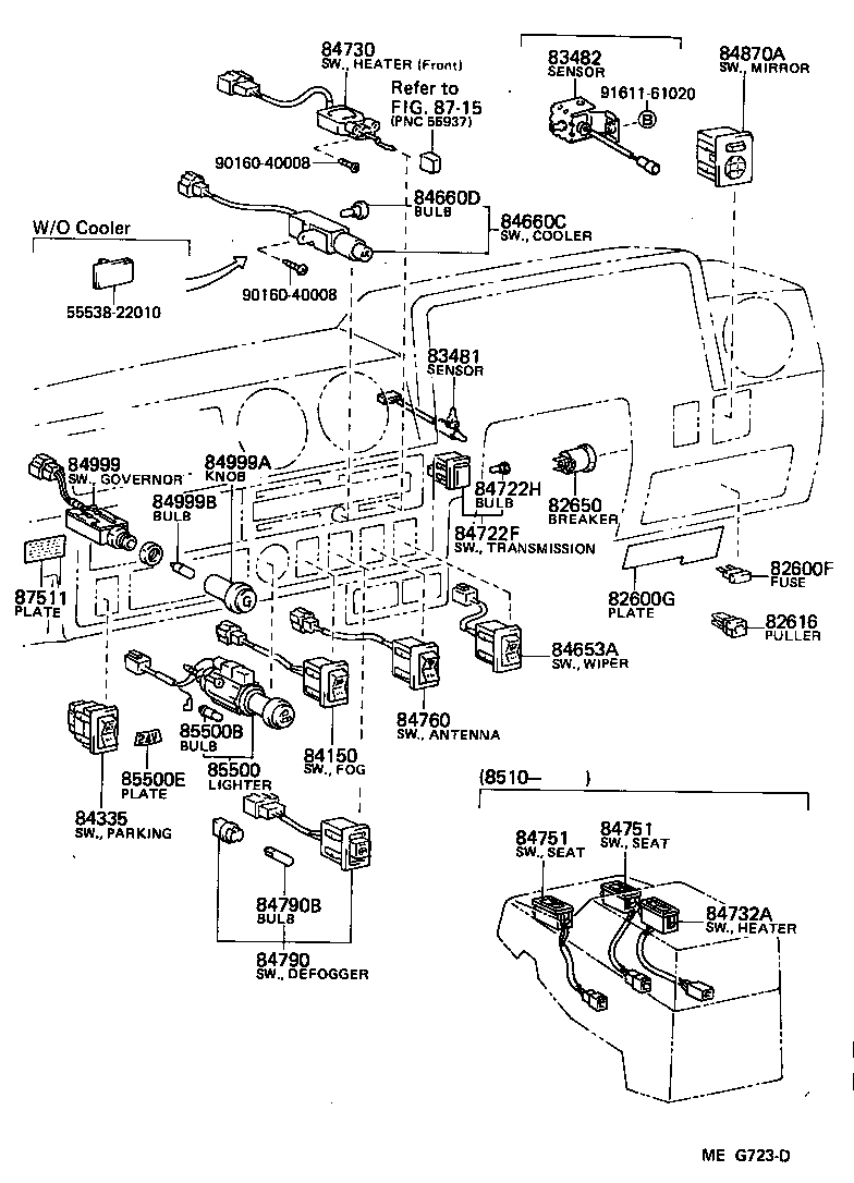 28560-47031 BLOCK, HEATER product image