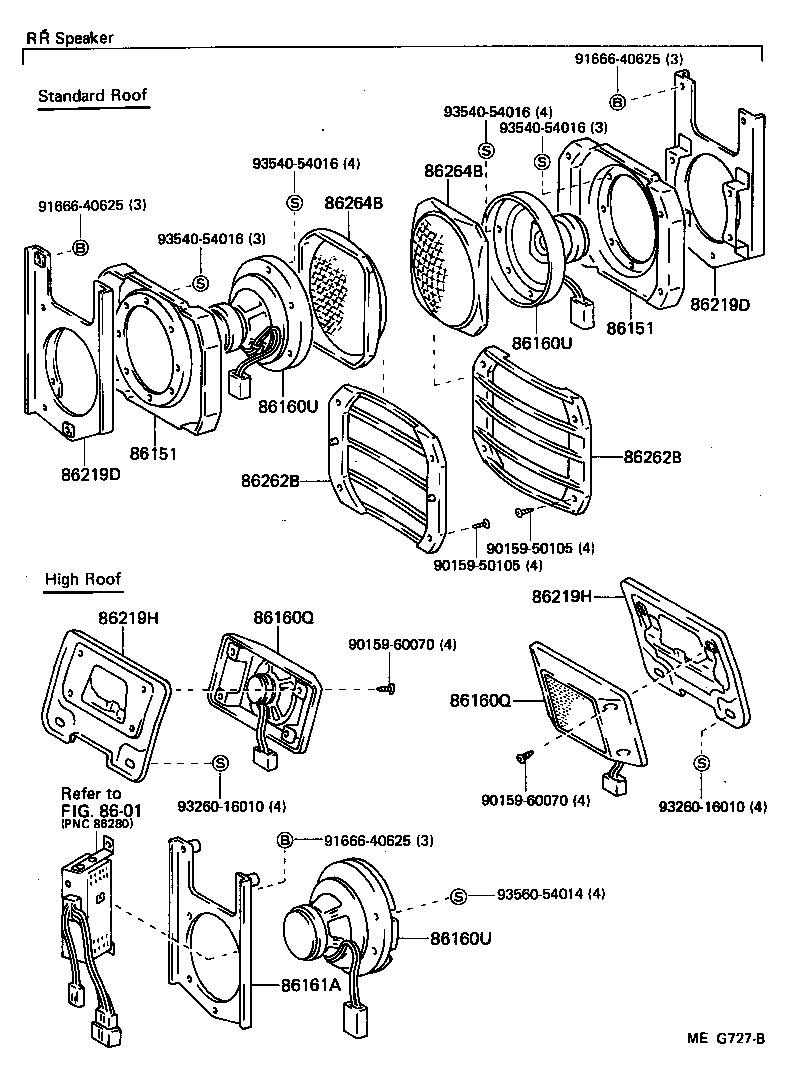 86160-90A03 SPEAKER ASSY, QUARTER SIDE product image