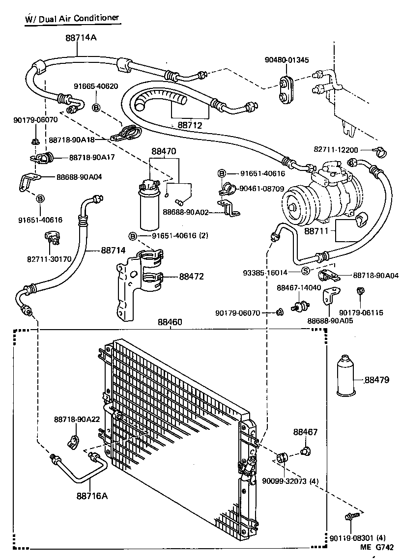 88578-90A02 PACKING A (FOR COOLER) product image