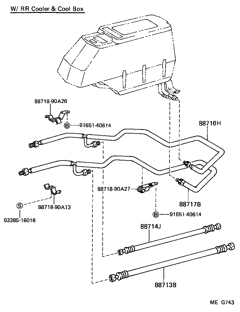 88578-90A02 PACKING A (FOR COOLER) product image