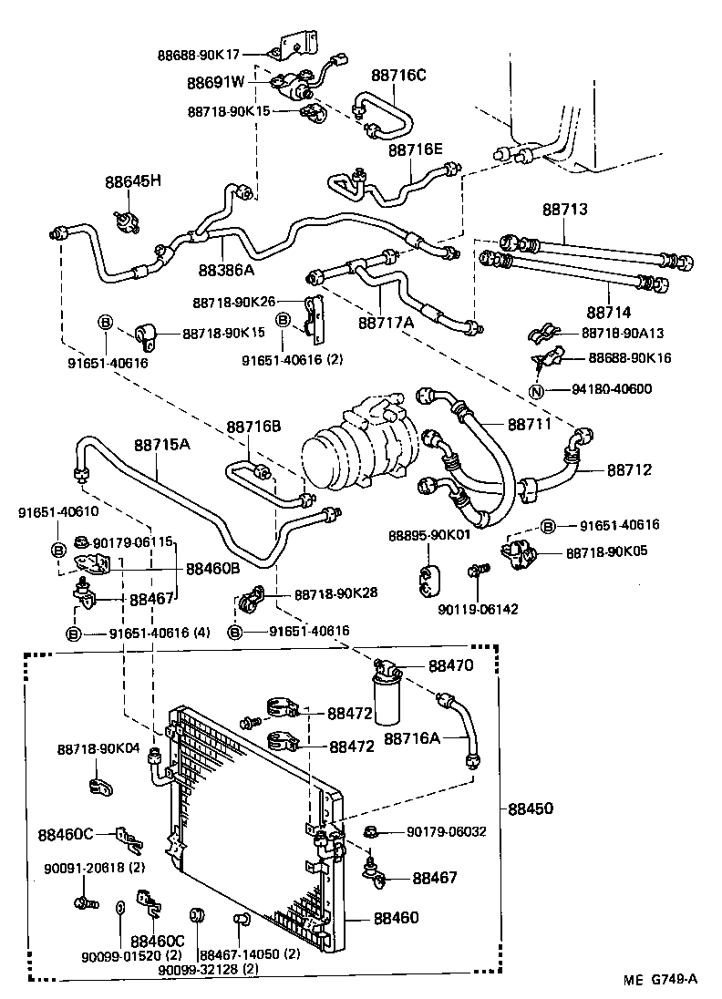 88340-90K02 CONDENSER ASSY, COOLER product image