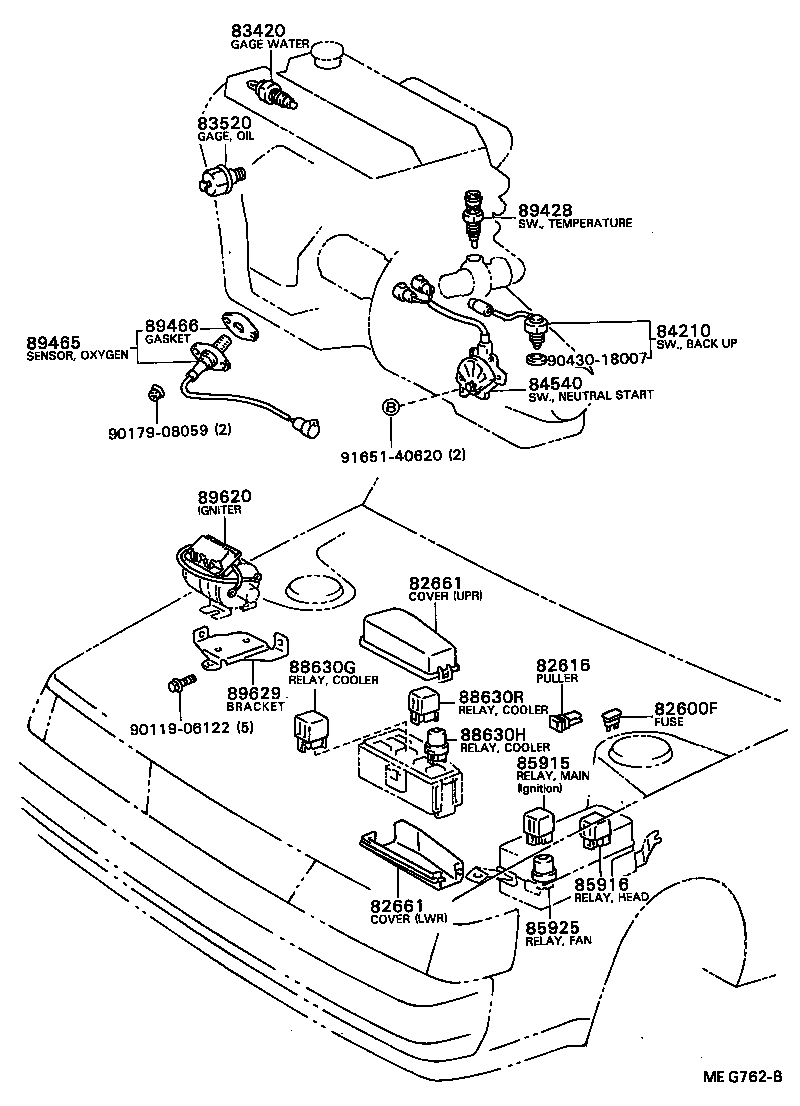 84652-2B270 SWITCH ASSY, WINDSHIELD WIPER product image
