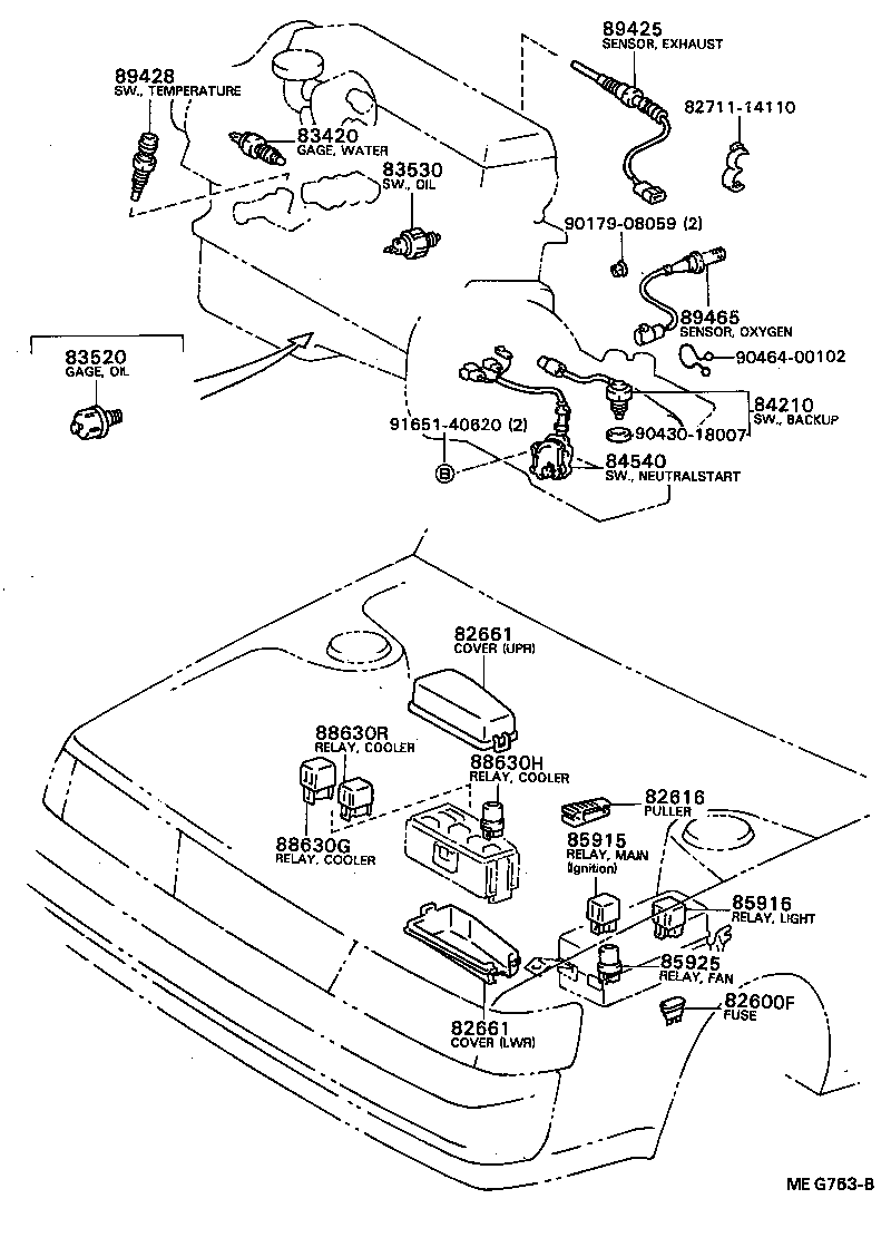 84652-2B270 SWITCH ASSY, WINDSHIELD WIPER product image