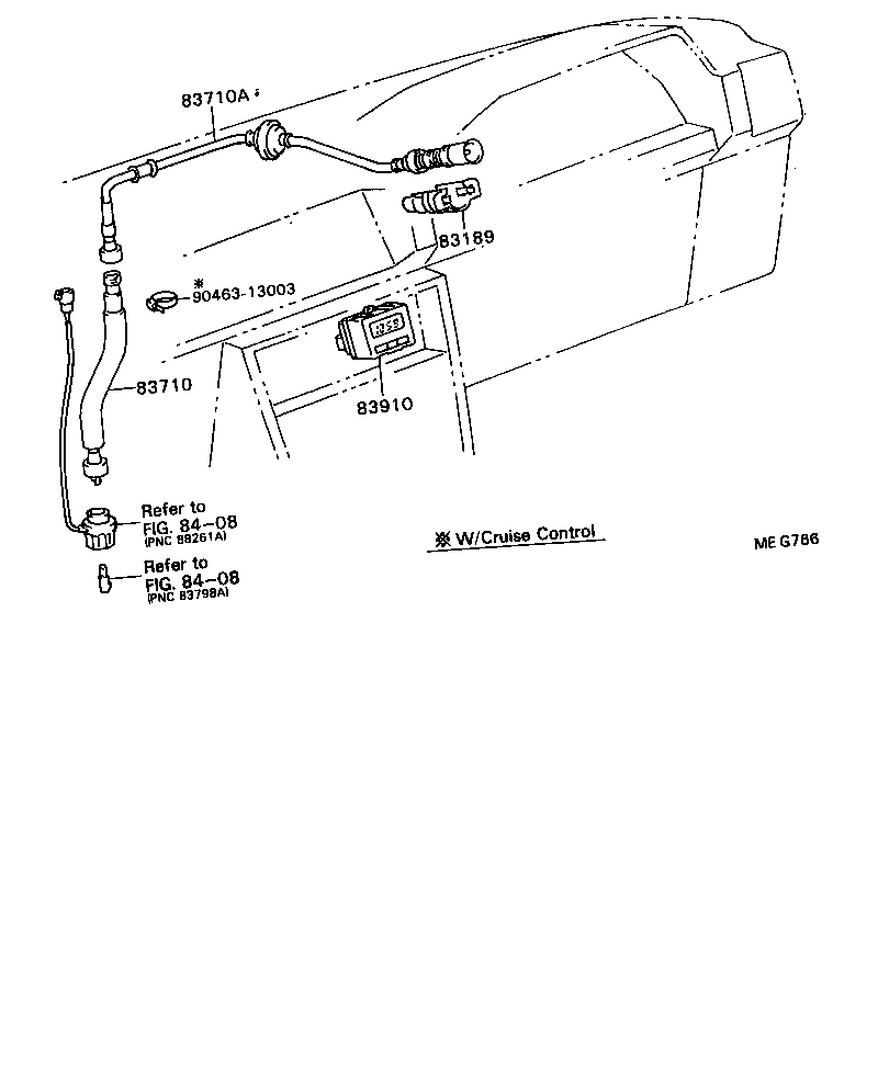 83132-1D280 CASE, COMBINATION METER product image