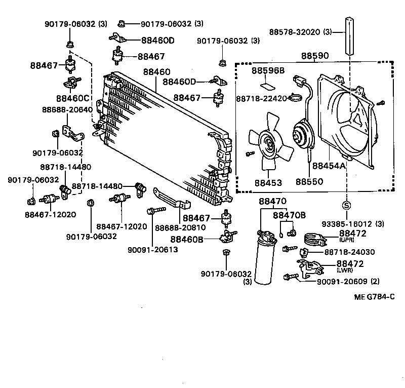 88716-2B080 PIPE, COOLER REFRIGERANT LIQUID, A product image