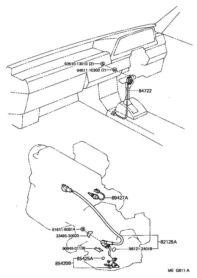 84722-10010-06 SWITCH, TRANSMISSION CONTROL product image