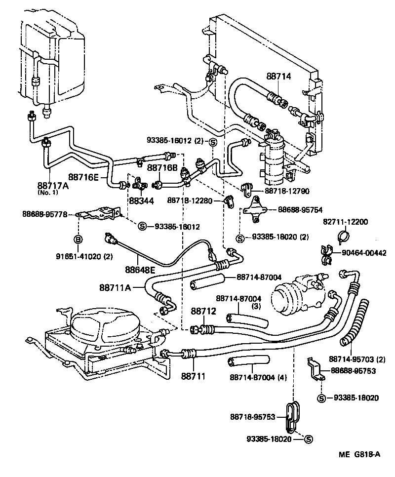 88471-95702 TANK, RECEIVER AIR CONDITIONER product image
