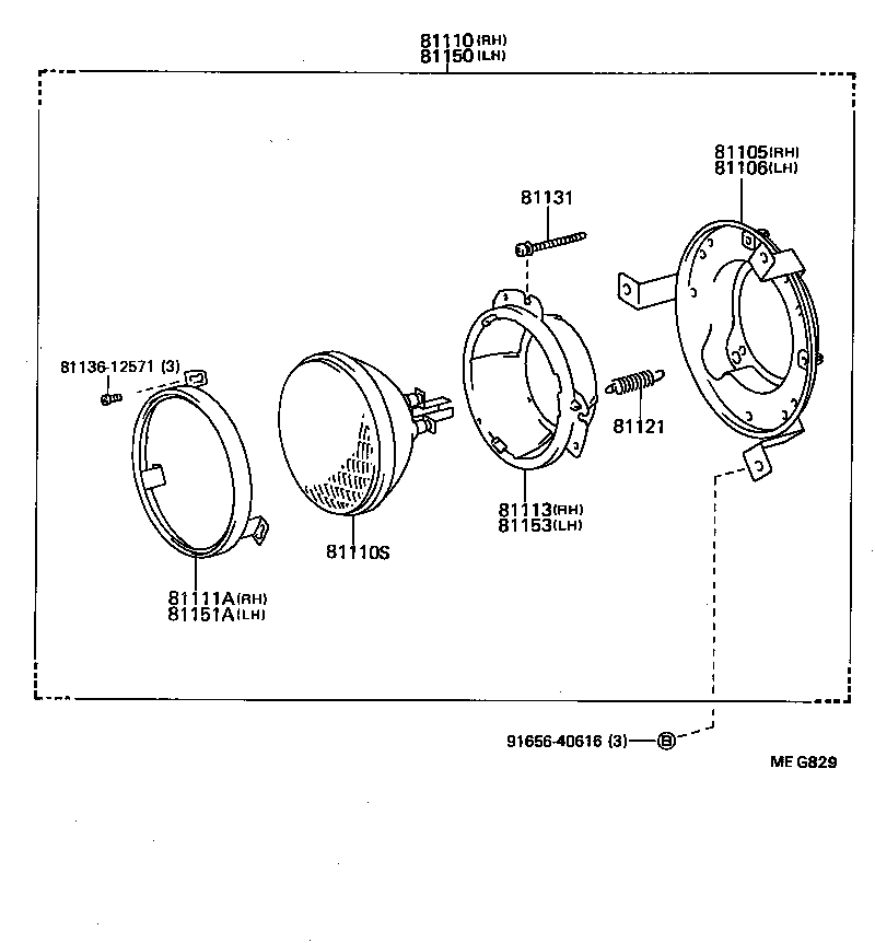 81150-90F00 HEADLAMP ASSY, LH product image