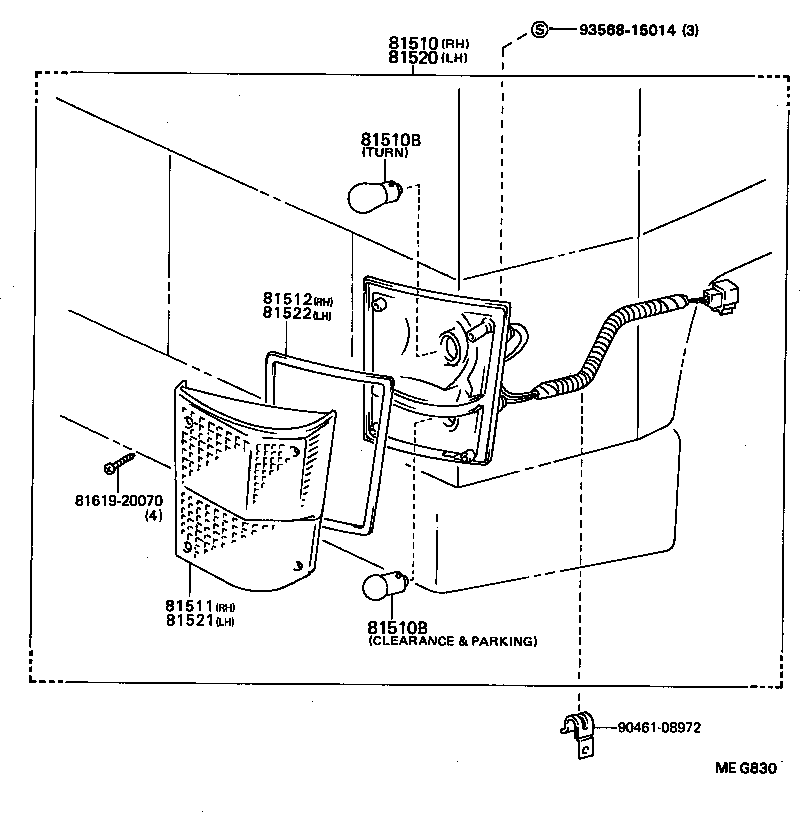 81510-90F00 LAMP ASSY, FRONT TURN SIGNAL, RH product image