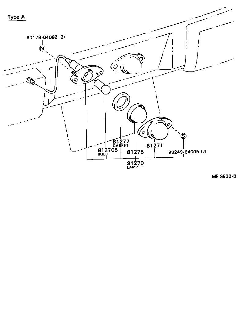81270-90F00 LAMP ASSY, LICENSE PLATE product image