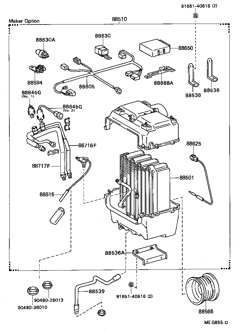 88510-90F02 UNIT ASSY, COOLER product image