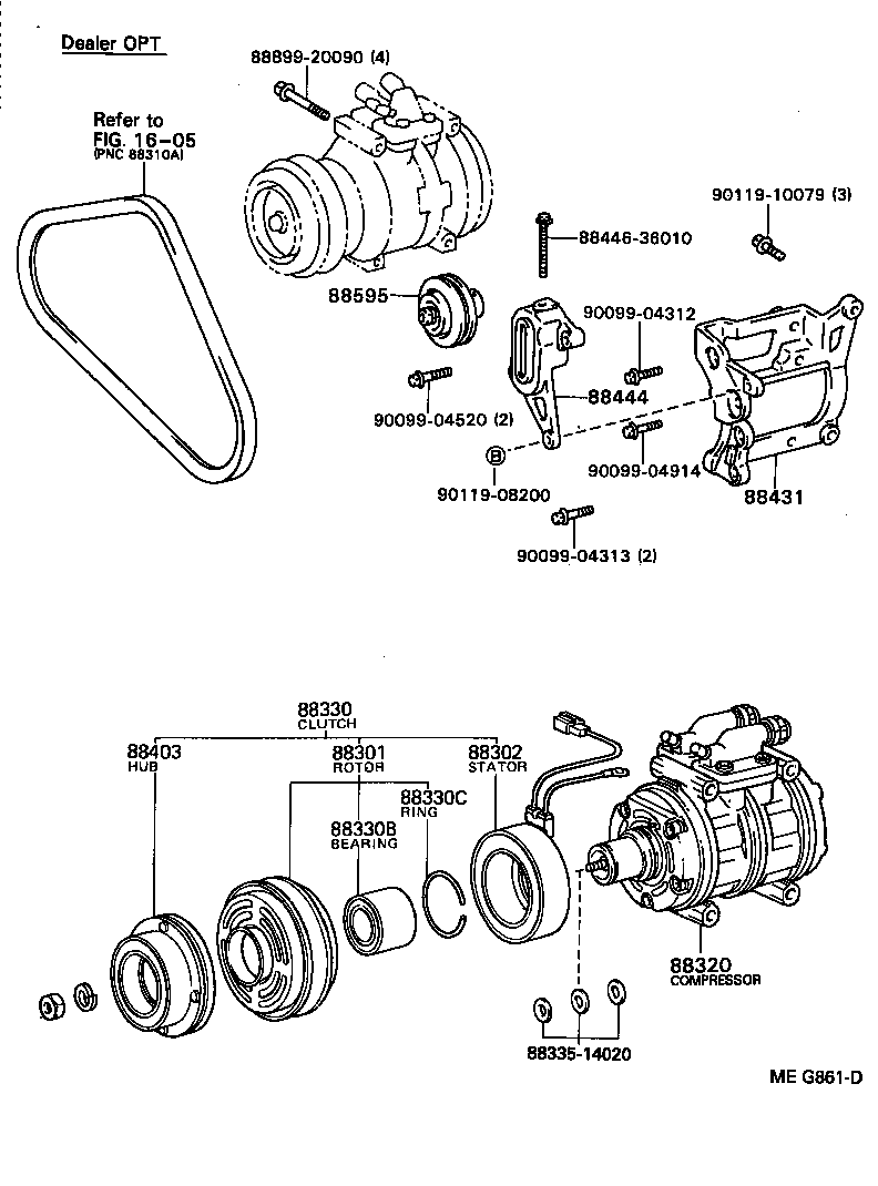 88420-90F02 PULLEY ASSY, IDLE, W/BRACKET product image