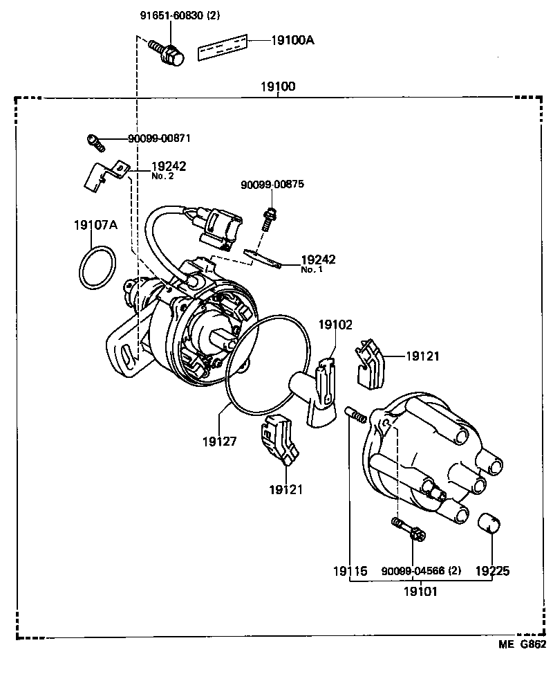 19020-11080 DISTRIBUTOR ASSY product image