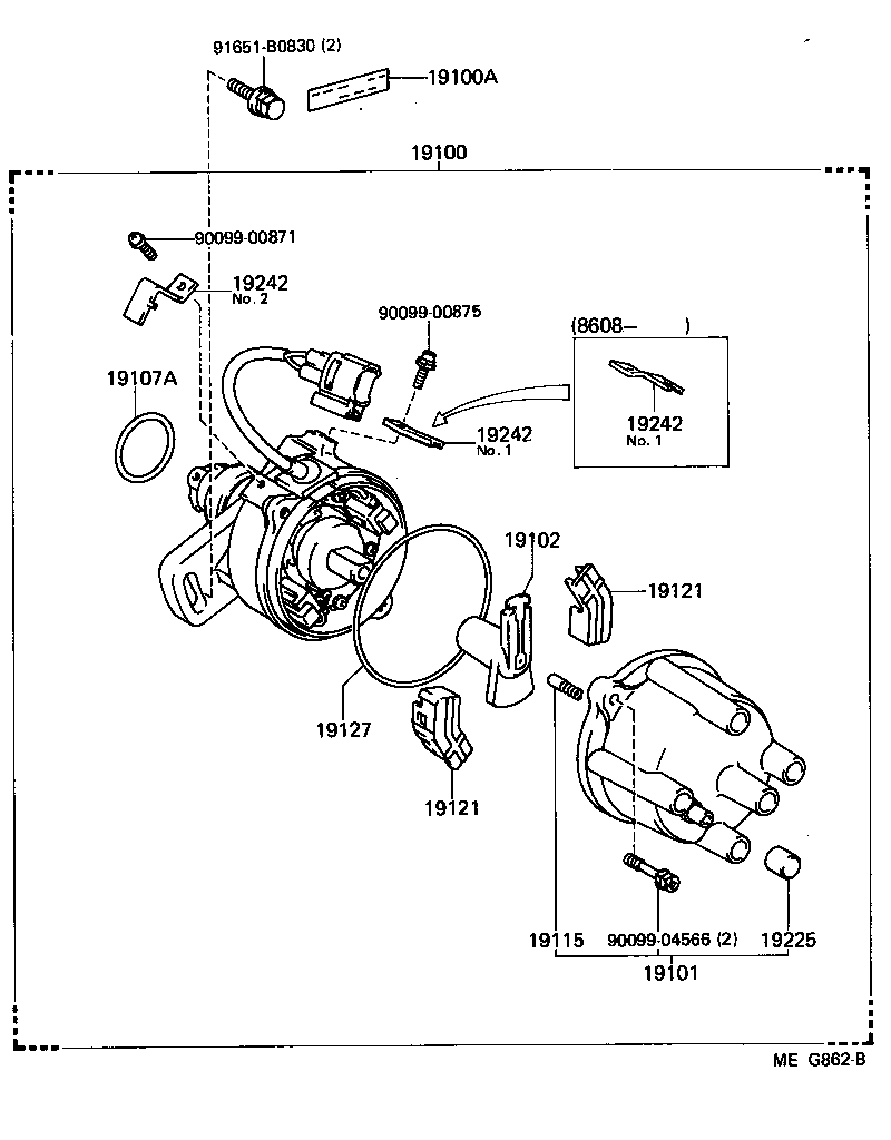 19020-11010 DISTRIBUTOR ASSY product image