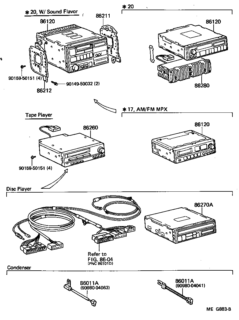86280-14210 AMPLIFIER ASSY, STEREO COMPONENT product image