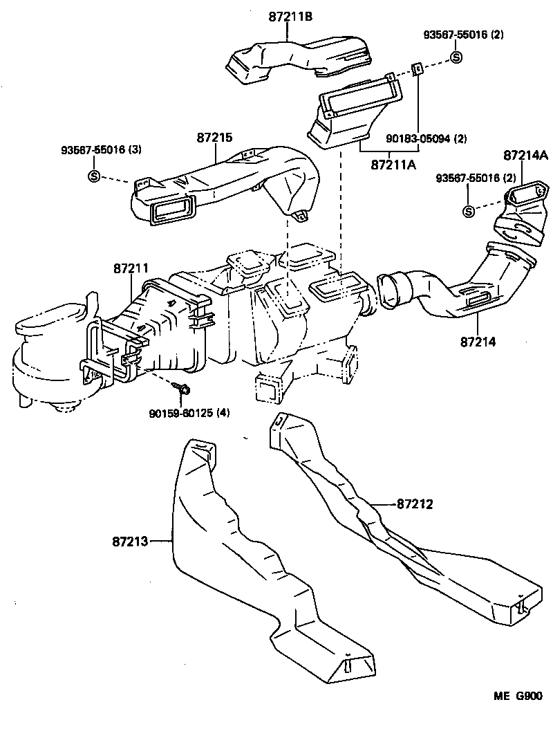55900-14360 CONTROL ASSY, HEATER OR BOOST VENTILATOR product image