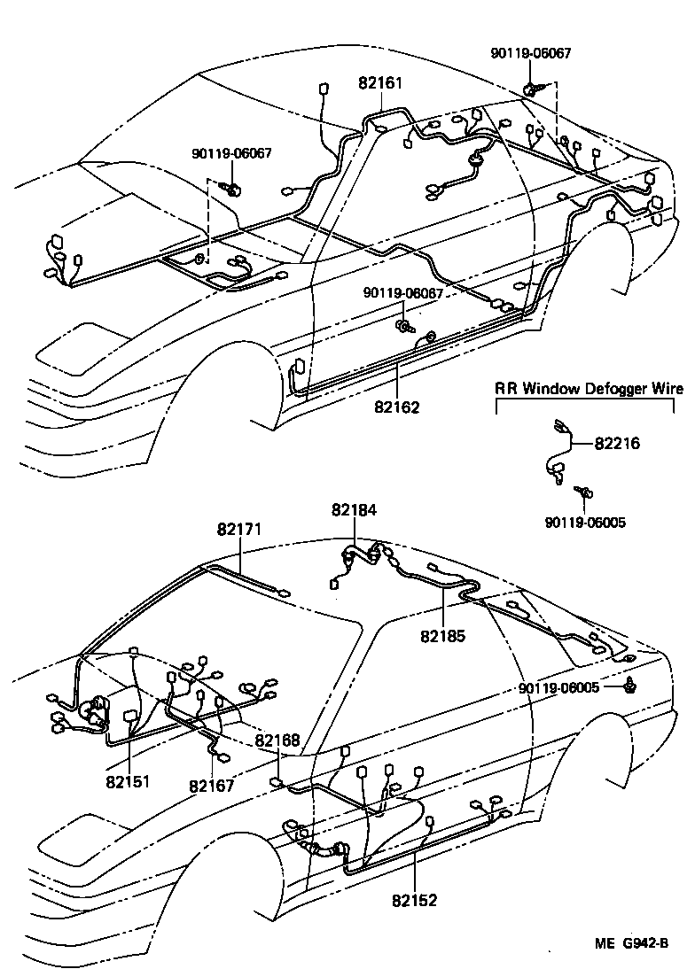 82817-24100 PROTECTOR, WIRING HARNESS, NO.2 product image
