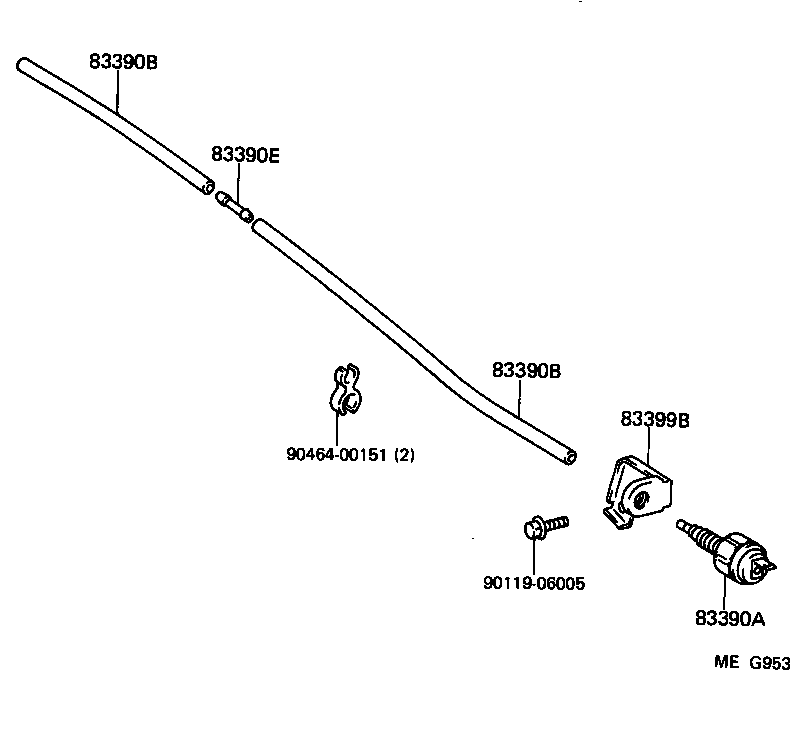 83116-14130 BRACKET, SPEEDOMETER product image