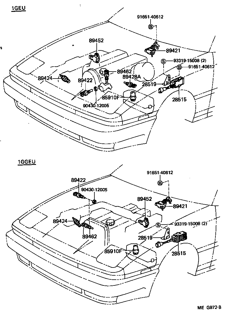 89661-14052 COMPUTER, ENGINE CONTROL product image