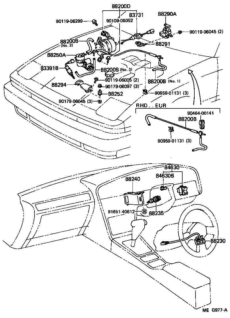 88283-14010 HOSE, CRUISE CONTROL VACUUM product image