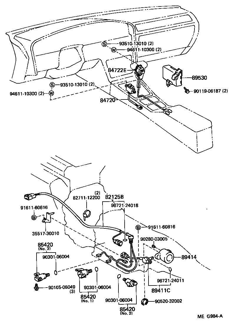 Toyota 85420-30110 SOLENOID ASSY, TRANSMISSION