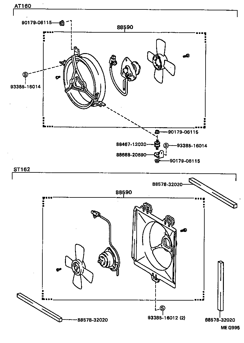 88688-20700 BRACKET, COOLER CONDENSER, NO.1 product image