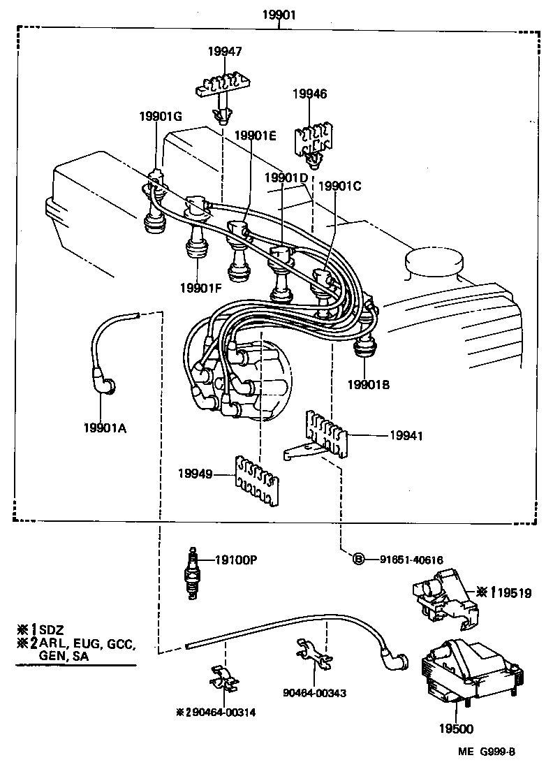 19941-42010 CLAMP, RESISTIVE CORD, NO.1 product image