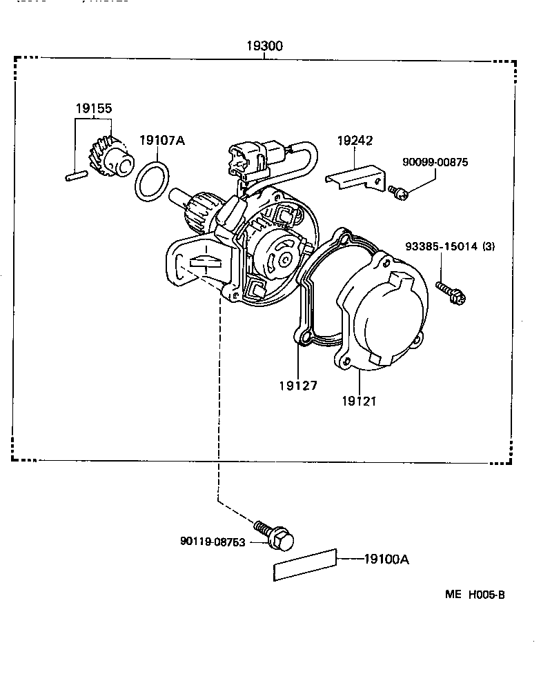 19100-70160 DISTRIBUTOR ASSY product image