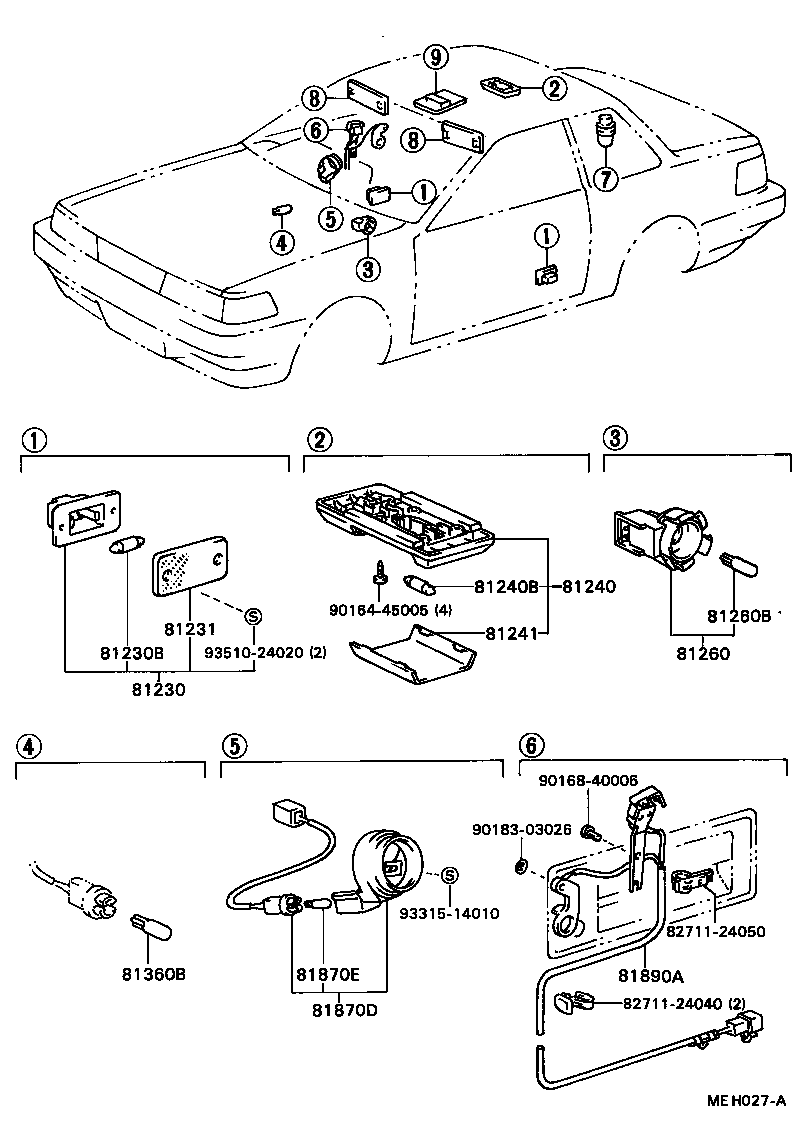 81340-24022-04 LAMP ASSY, VANITY product image