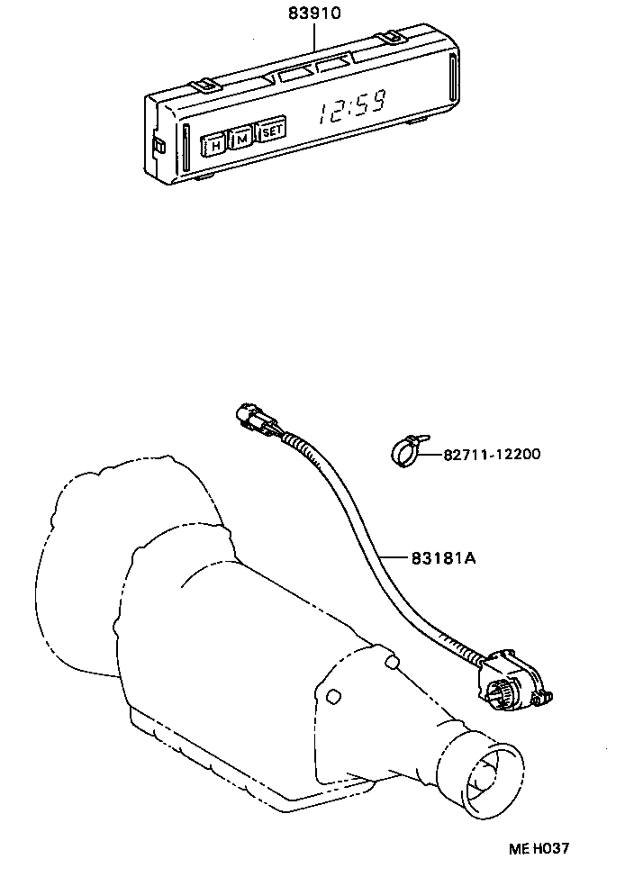 83181-24030 SENSOR, SPEEDOMETER product image