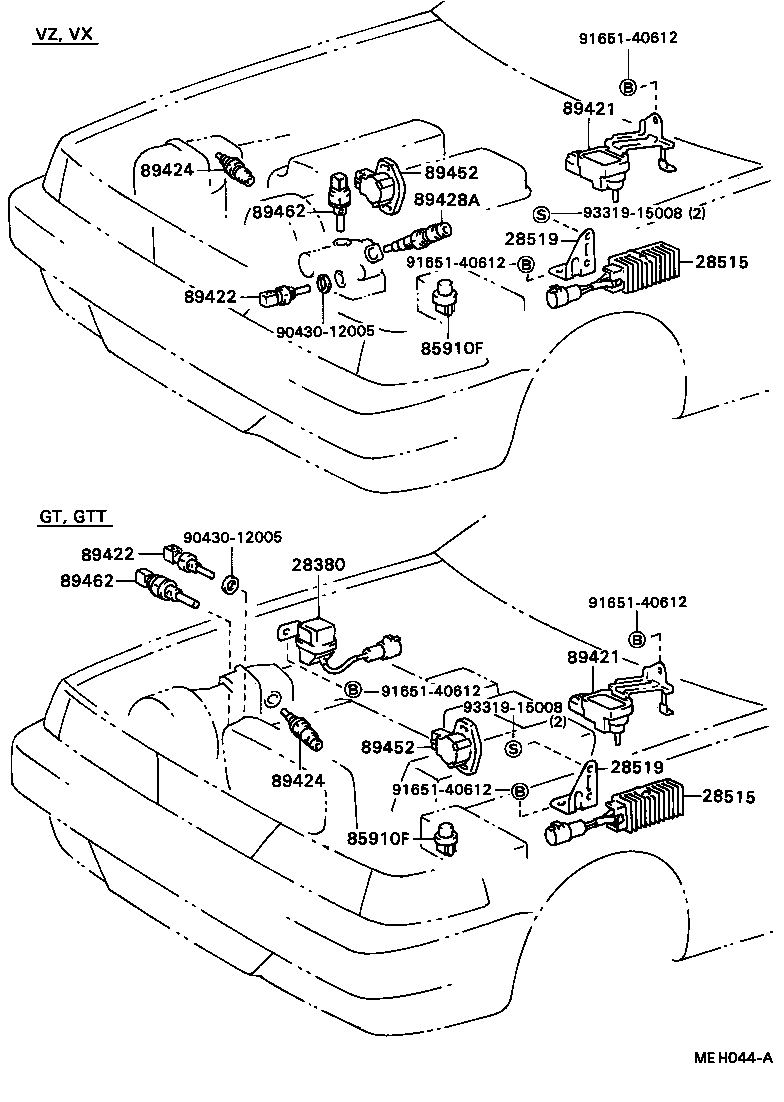 89464-24010 SENSOR, ALTITUDE COMPENSATION product image