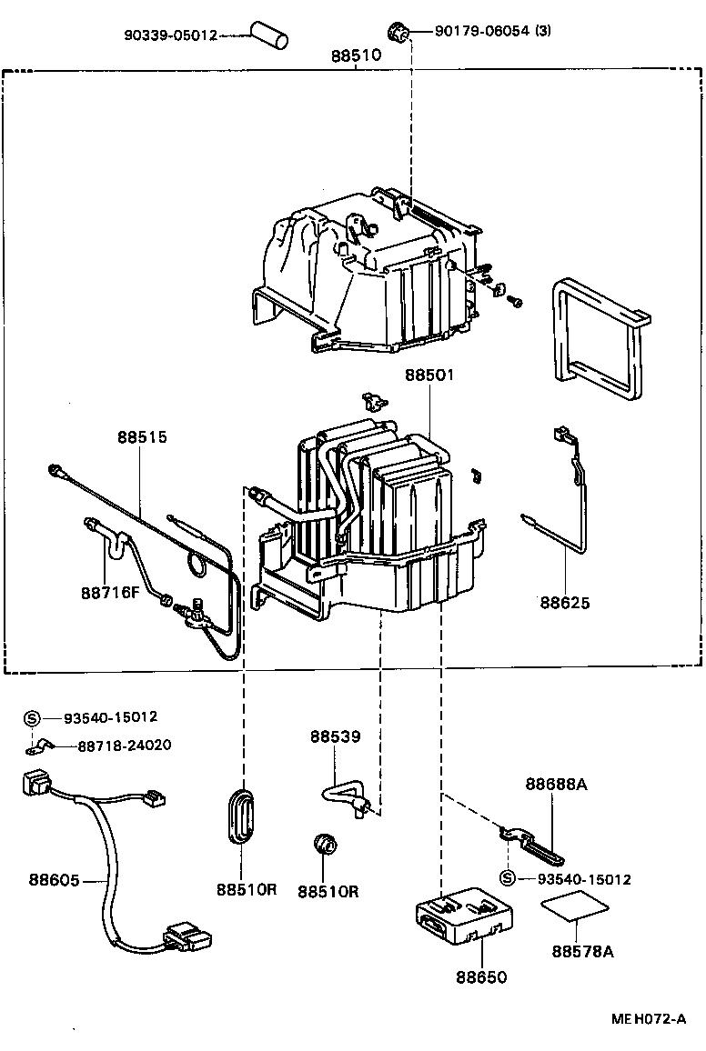 88510-24070 UNIT ASSY, COOLER product image